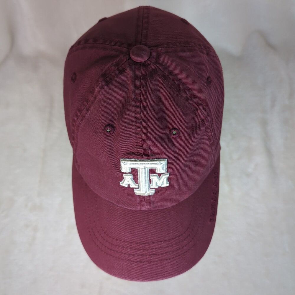 Texas A&M Hat Aggies Strapback Adult Cap Maroon Embroidered American Needle OSFA - Picture 8 of 12